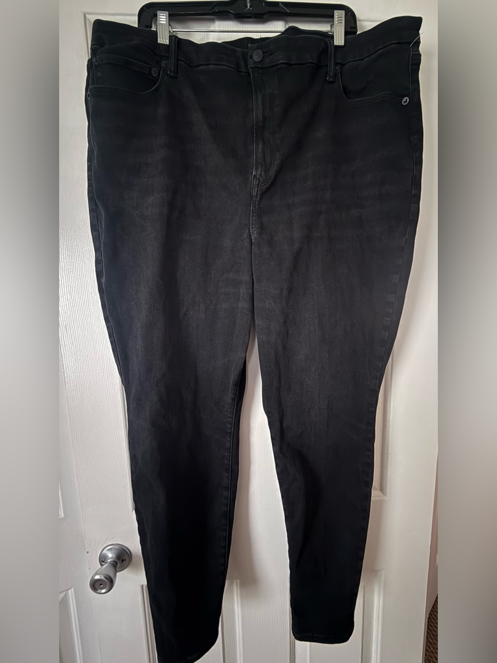 Black High-Rise Skinny Jeans - XL